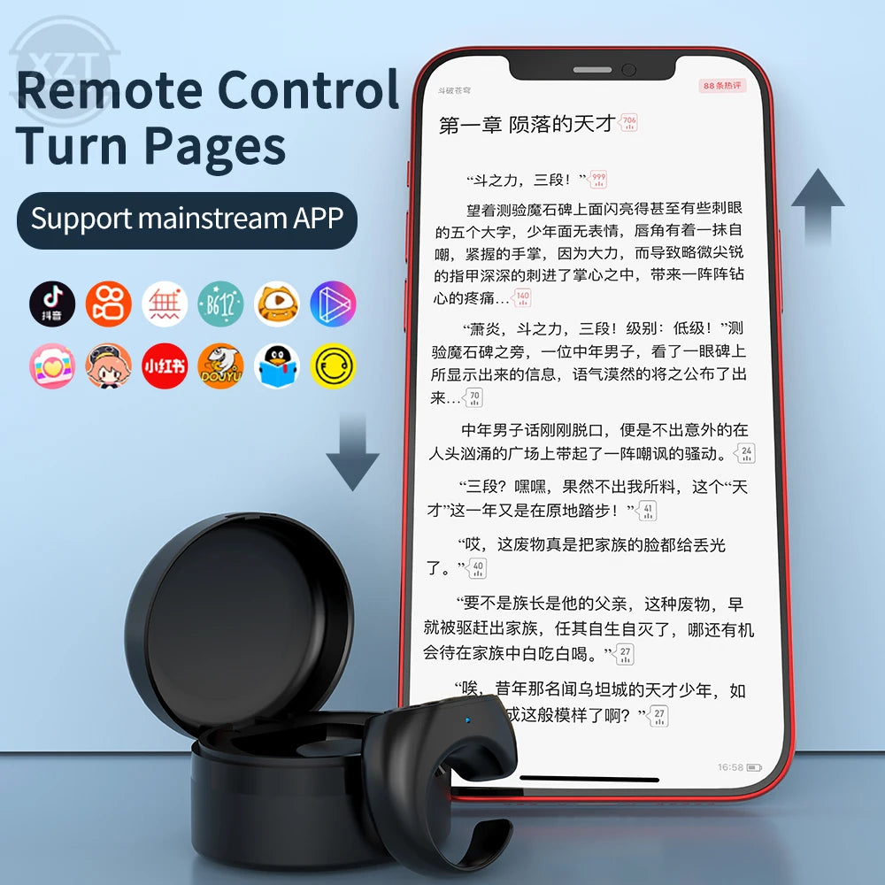 Wireless Bluetooth-compatible Mobile Selfie Lazy Artifac Remote