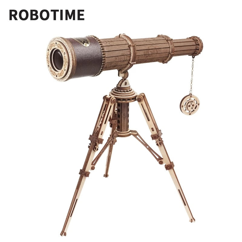 Robotime ROKR Monocular Telescope 3D Wooden Puzzle Game Assembly Toys